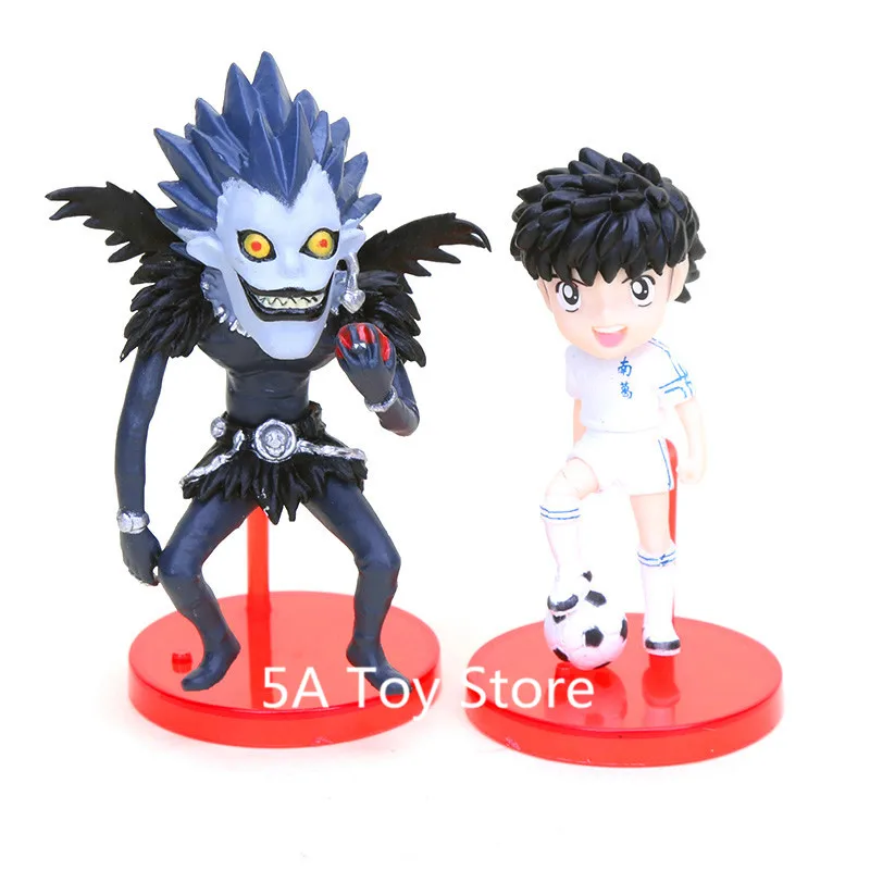 5 шт./компл. Аниме BLEACH Kurosaki Ichigo Yu Gi Oh юги Муто Saint Seiya Ryuuku Captain Ozora Tsubasa PVC фигурка набор