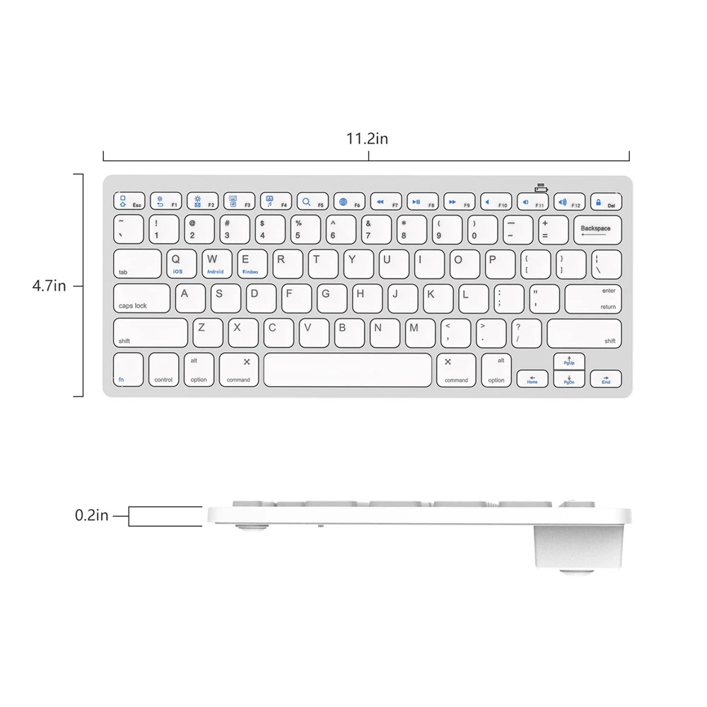 Kemile русский Беспроводной Bluetooth клавиатура для samsung tablet смартфон для iPad рабочего ноутбука Mac русский Bluetooth клавиатура