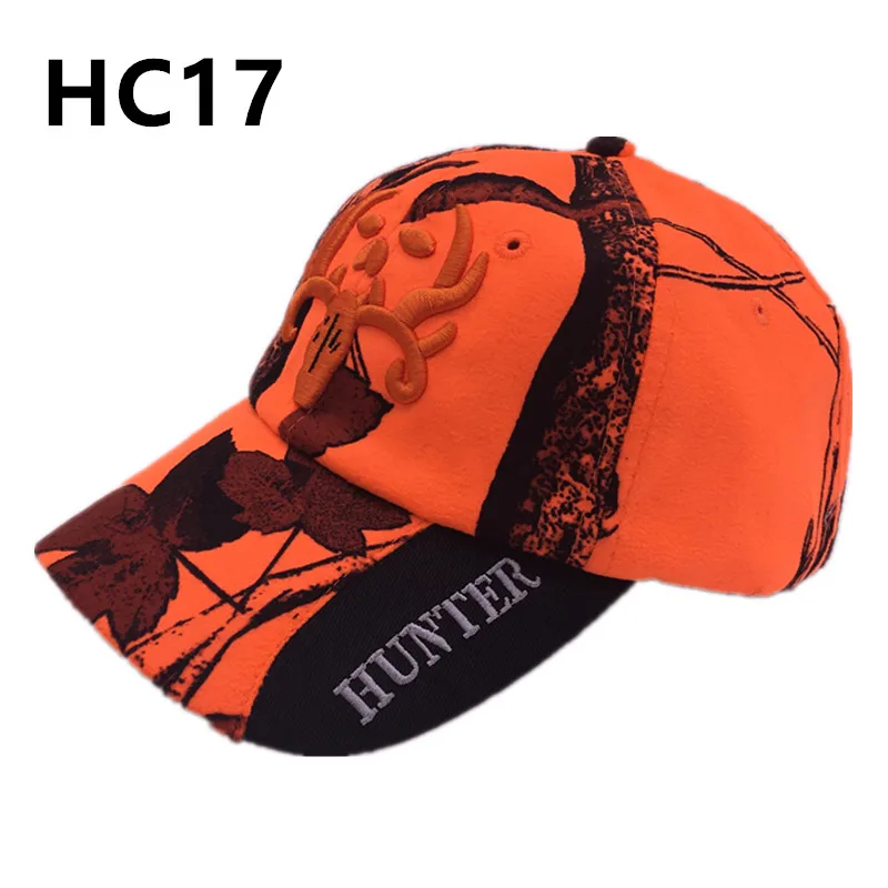 Новое поступление оранжевая камуфляжная шапка Hunter для охоты головной убор - Фото №1