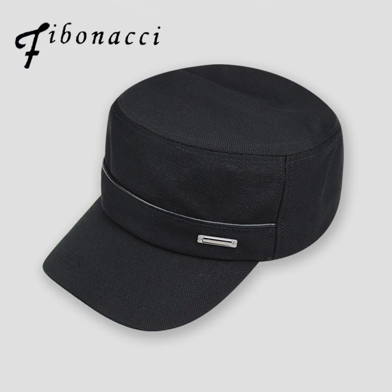

Fibonacci Men Flatcap Military Hats Adjustable Cotton Dad Hat