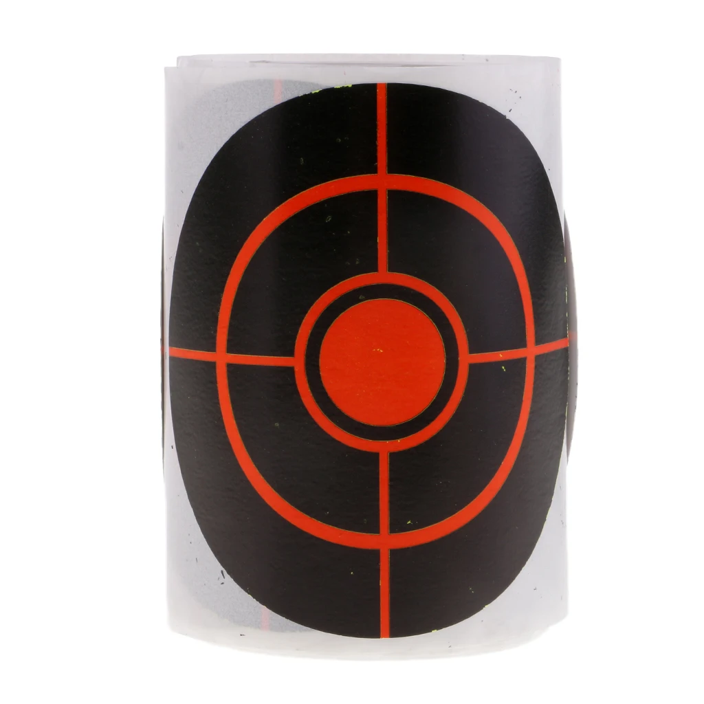 100pcs Shooting Splatter Paper Targets Reactive Adhesive Paper Targets for Hunting Archery Arrow Training Shoot Accessories
