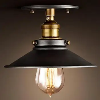 

Modern ceiling lamps high quality iron glass ceiling lamps LED lamps retro restaurant ceiling is suitable for voltage 90-260V 70