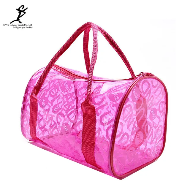 Women Swimming Bag Waterproof Handbags Transparent PVC Plastic Pool