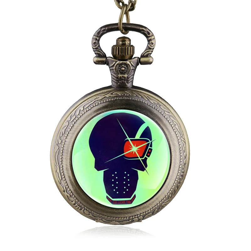 Шарм череп унисекс мода стимпанк кварцевые женские карманные часы мужское ожерелье с подвеской с цепочкой подарки reloj de bolsillo HB855