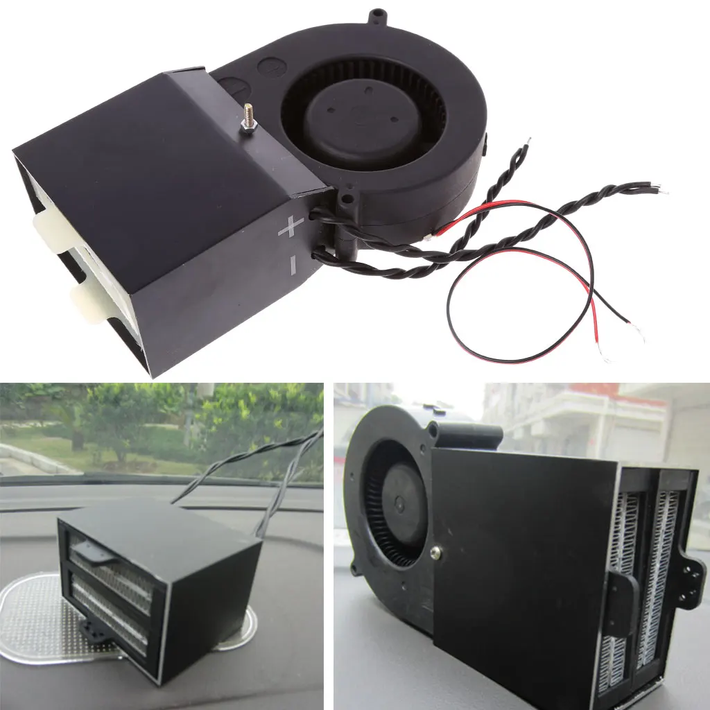 

350W 500W PTC Ceramic Car Heating Heater Hot Fan Defroster Demister DC 12V