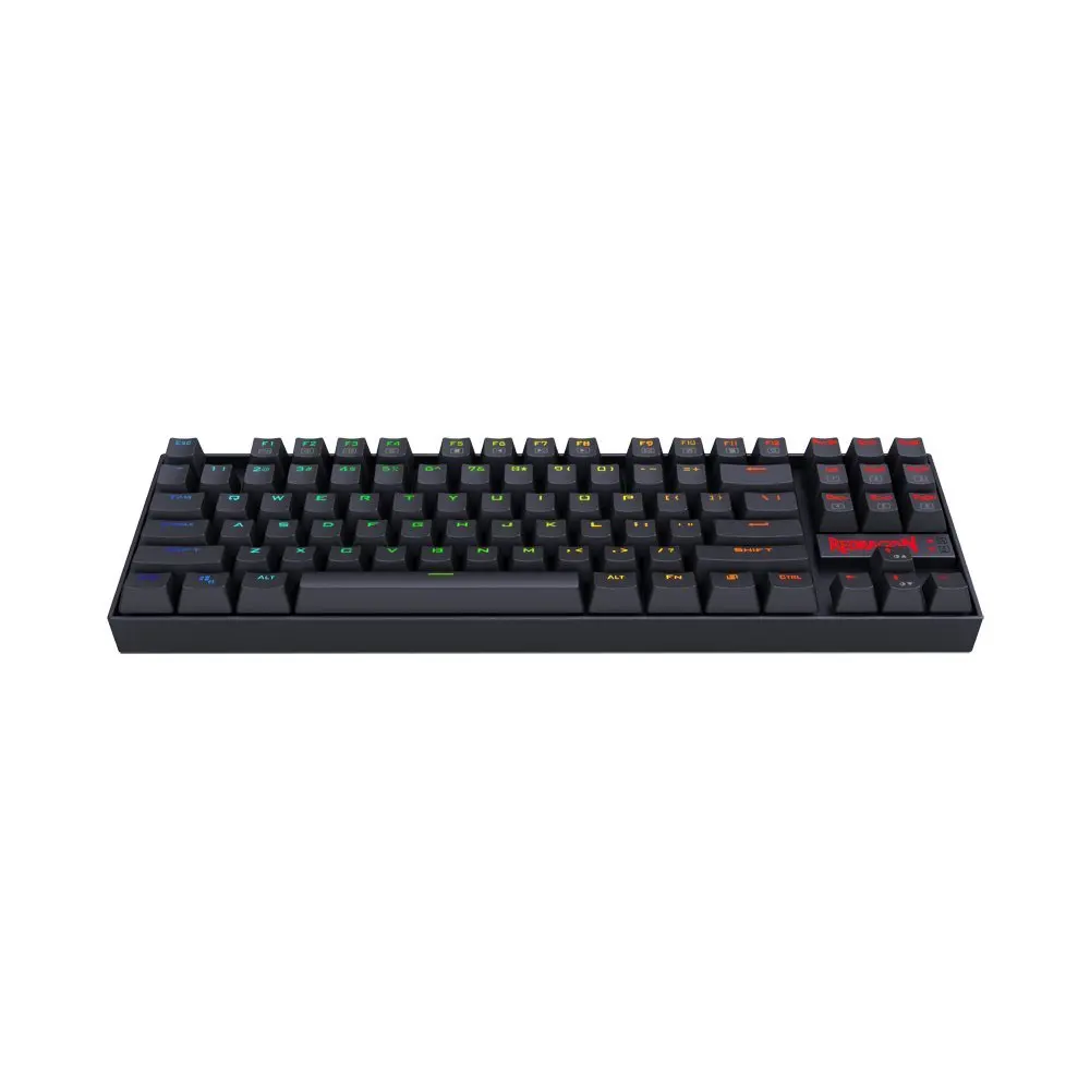 Redragon K552RGB KUMARA K552 RGB подсветка Механическая игровая клавиатура 87 клавиш синие переключатели клавиатура с подсветкой для геймера