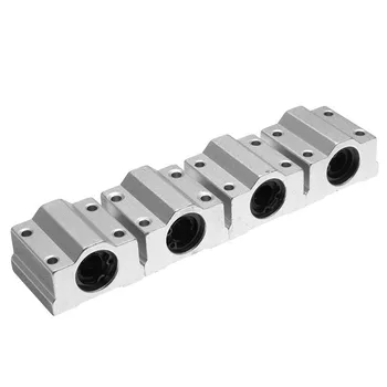 

Aluminum 4pcs SCS8UU 8mm Linear Motion Ball Bearing Slide Bushing 34x30x22cm For Home Appliances Industrial