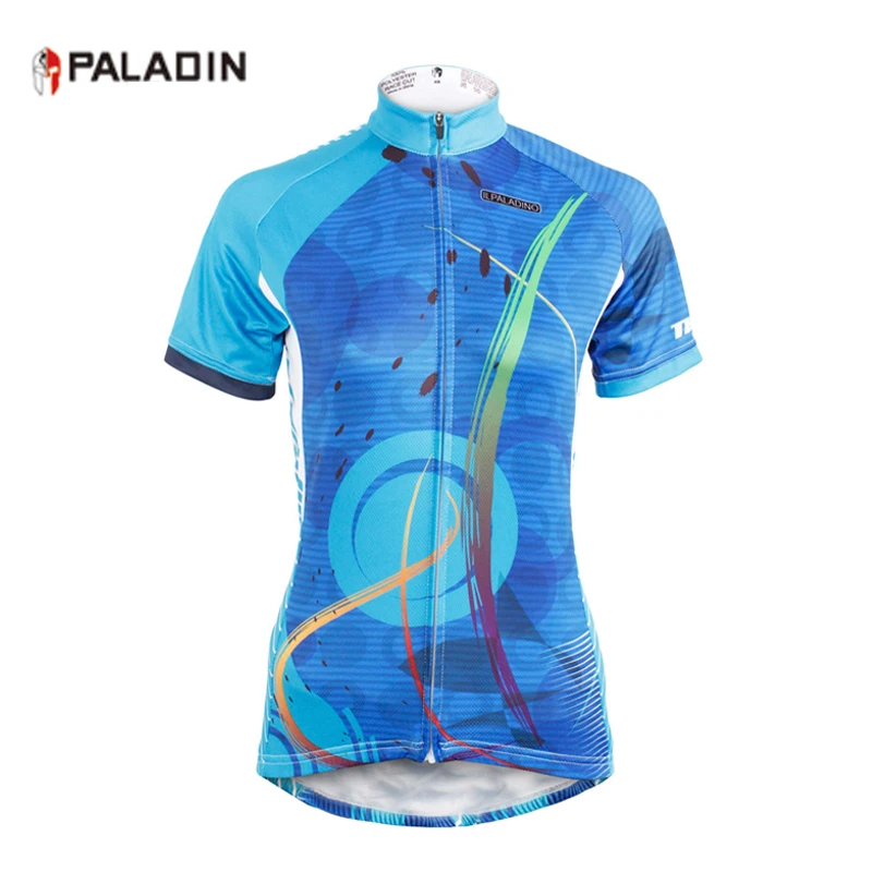 Футболка женская дышащая с коротким рукавом на молнии|cycling jersey short sleeve|jersey sleeveropa