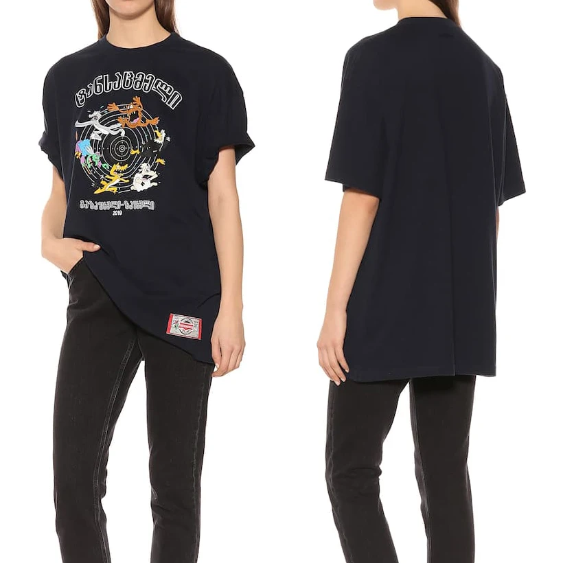 

2019 Vetements T Shirt Oversize High Quality T-shirt Kanye West Vetement 100% Cotton Tops Tees Men Women Loose Tshirts Vetement