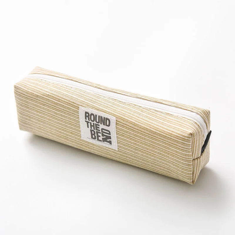 Pencilcase сумка милые школьные пеналы для хранения детей больших девочек большие сумки винтажный Чехол мешок для припасов коробка для Kawaii - Цвет: Светло-серый