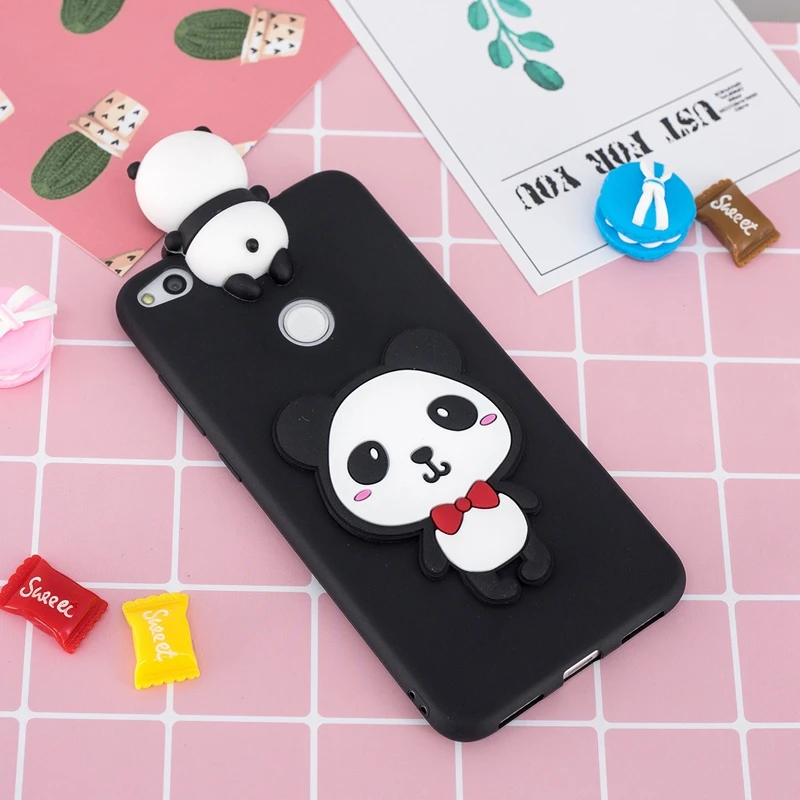 3D мультяшный чехол с единорогом для Huawei P9 Lite 2017 силиконовый милые игрушки P8