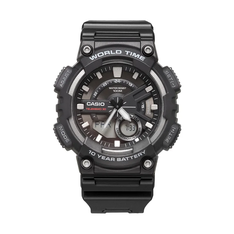 Casio Часы спортивные серии Смарт двойной дисплей многофункциональные электронные