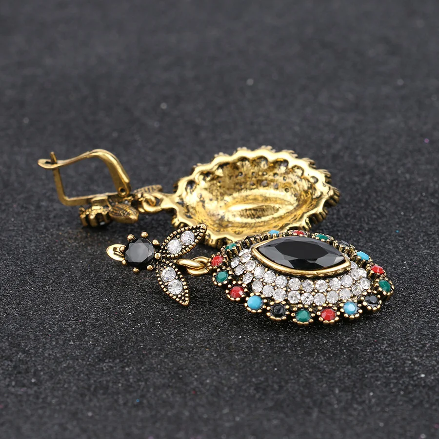 2-Pcs-lot-Charms-Indian-Jewellry-Vintage-Colorful-Stone-Crystal-Gold-Color-Wedding-Jewelry-Sets-Party (4)