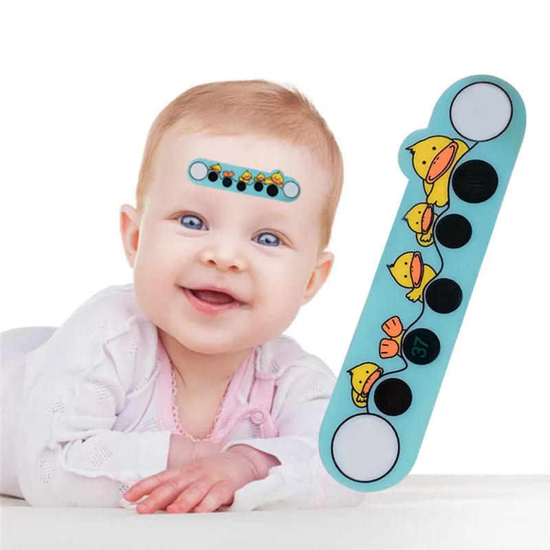 High Precision LCD Forehead Thermometer Baby Cartoon Forehead LCD