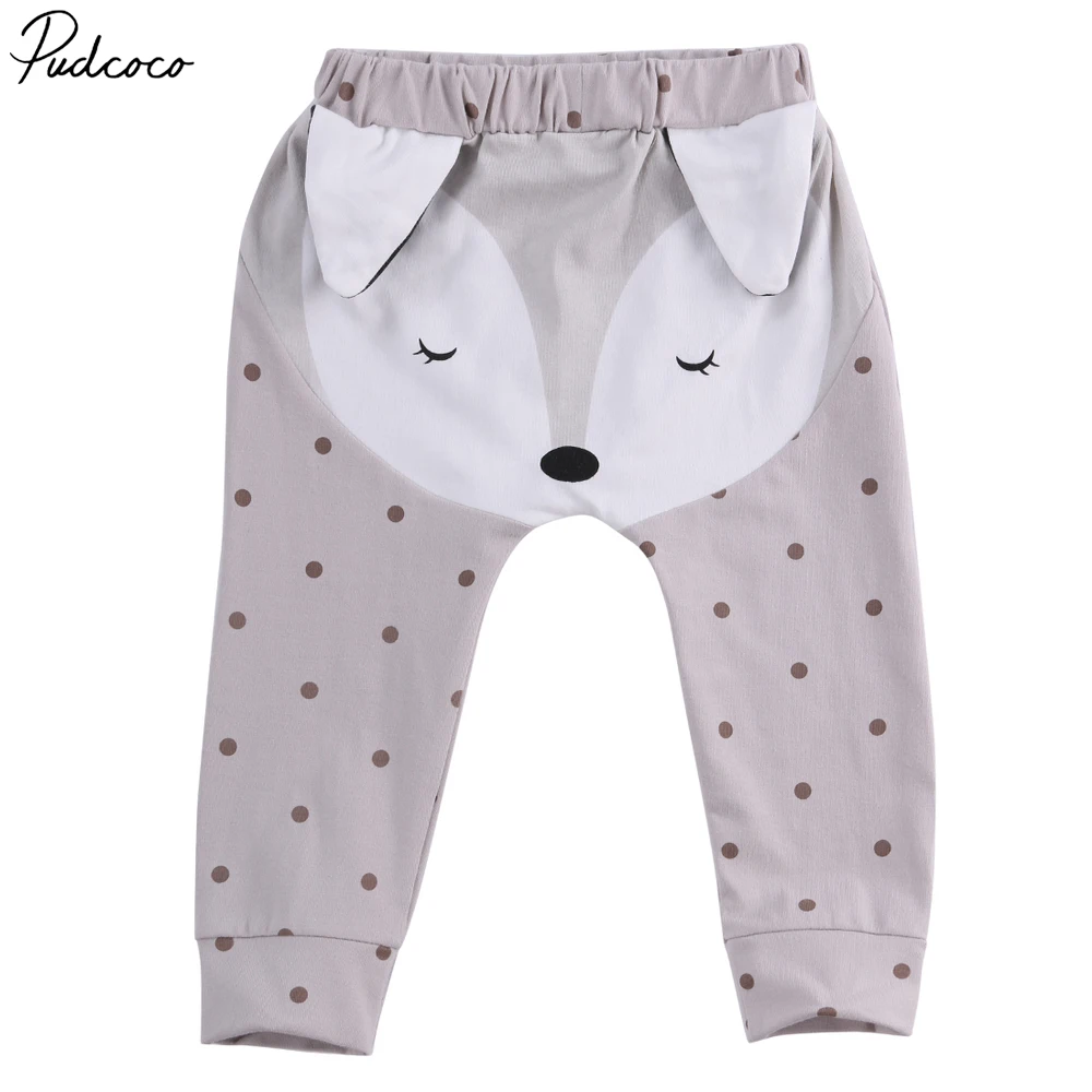 

Pudcoco Newborn Baby Boys Girls Casual Cartoon Bottom Pants Harem Trousers 0-24 Months Helen115