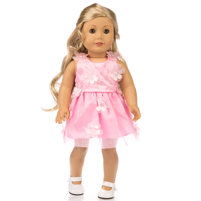 

Beautiful Flowery Dress Fit For American Girl Doll 18 Inch Doll Clothes