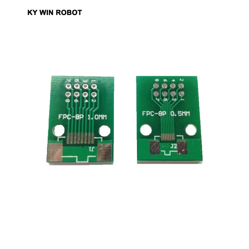 Бесплатная доставка 5 шт./лот двухсторонняя 0 мм 1 FFC FPC 8 P Pin до 2 54 DIP Moudle печатная