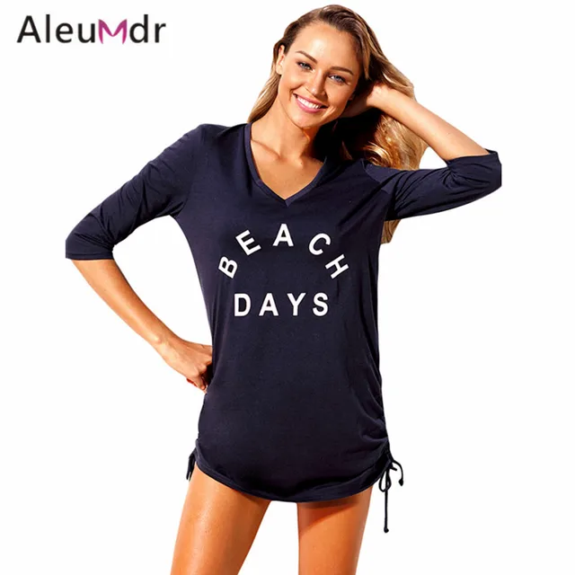 Special Price Aleumdr 2018 Women Cover-ups Swimwear Black Letter Print Kaftan Beach Cover Up Dress Swim Wear LC42252 Saida De Praia Special Price Aleumdr 2018 Women Cover-ups Swimwear Black Letter Print Kaftan Beach Cover Up Dress Swim Wear LC42252 Saida De Praia