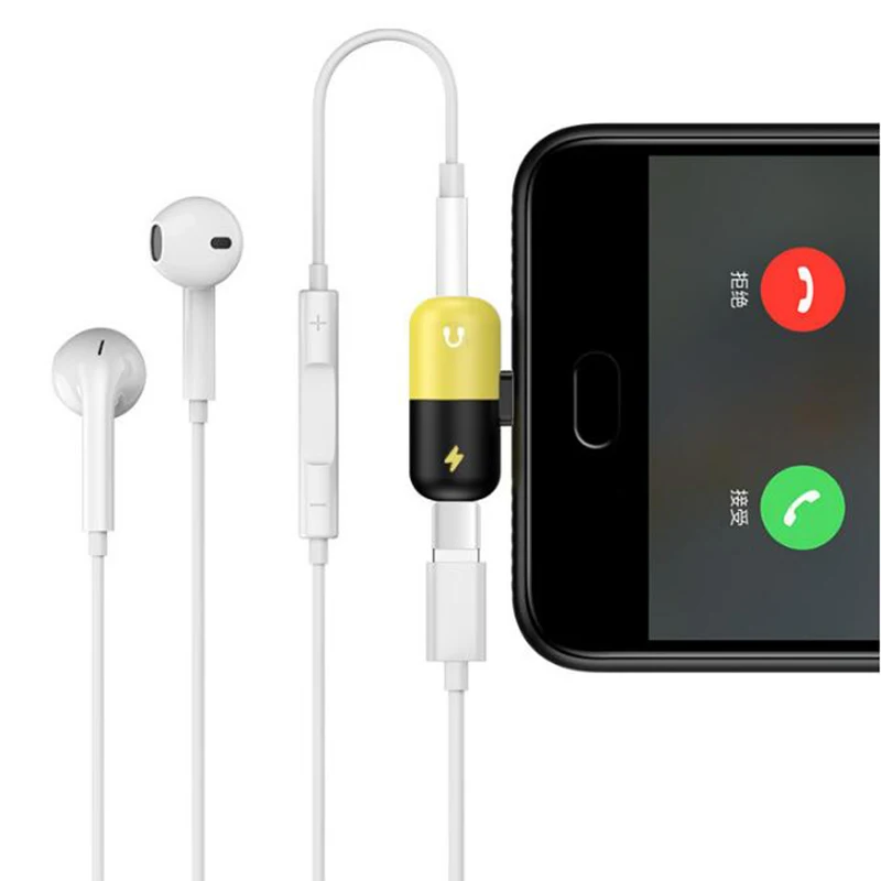 Адаптер для наушников 2 в 1 USB Type C на 3 5 мм|Переходники и адаптеры| |