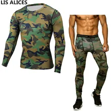 Для мужчин Pro быстросохнущие компрессионные кальсоны для фитнеса зима Gymming мужчины весна осень спортивные Леггинсы для бега тренировки термобелье наборы