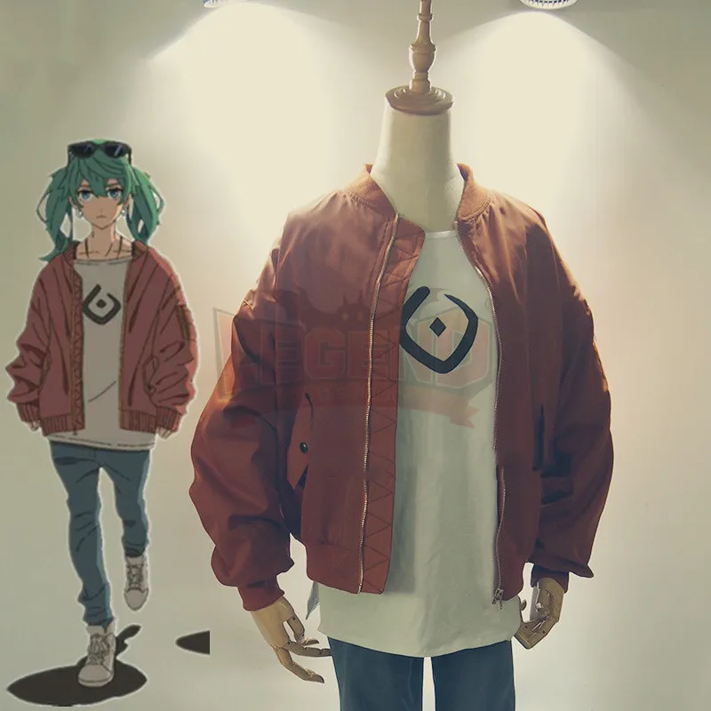 

VOCALOID Hatsune Miku Sand Planet cosplay Costume Suna no Wakusei coat shirt Miku coat brown top