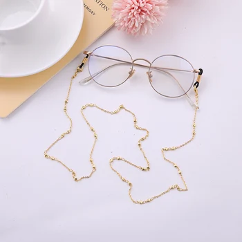 

Teamer Fashion Cute Heart Glasses Chain Strap Eyeglass Metal Sunglasses Chain Reading Glasses Cord Holder Eyewear Accessories