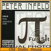 Оригинальный Томастик Питер Инфельд (PI101) струны скрипки , луженая Е-Серебряный D, полный комплект,сделано в Австрии ,Бесплатная доставка