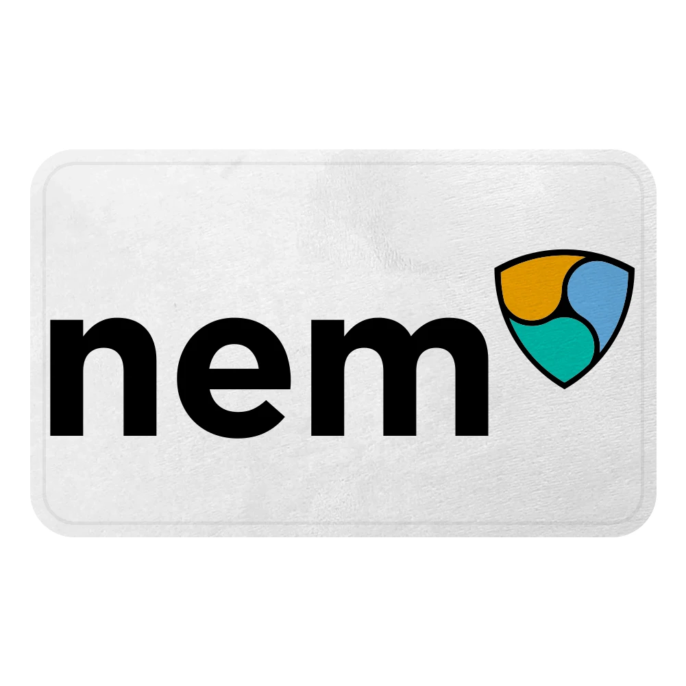 Cryptocurrency значки логотипы NEM коврик для ванной кухонный ковер Противоскользящие