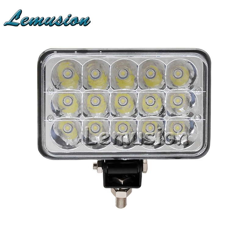 7Inch 45W Car LED Work Light Bar 12V High-Power 15 X 3W Spot For 4x4 Offroad Truck Tractor ATV SUV Jeep Driving Fog Lamp Lights |