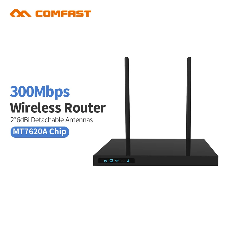 

Comfast CF-WR620N 300Mbps AC Credential administrative router MTK7620A WIFI repeater Router Repetidor 14dBi Antenna AC Roteador