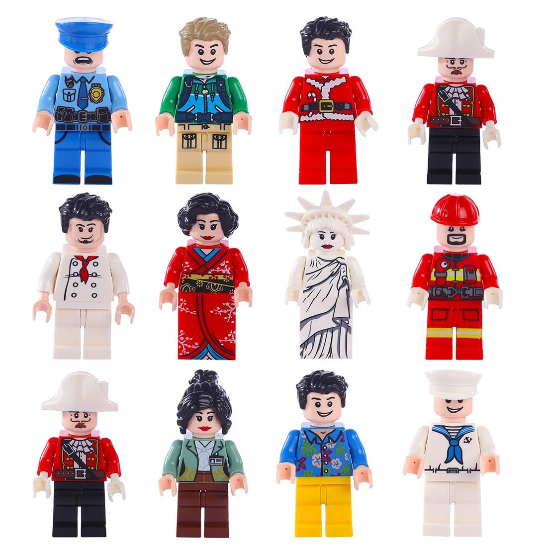 

12 Styles Professional Series Building Blocks Dolls for Major Building Blocks Brands in the Market