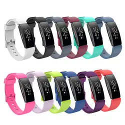 Спортивный силиконовый ремешок для Fitbit Inspire/Inspire HR Activity Tracker умные часы замена браслета ремешок умные аксессуары