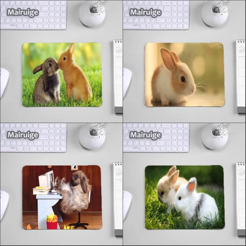 Mairuige So Cute Animals Rabbit шаблон для домашних животных Коврик мыши компьютера мини ПК