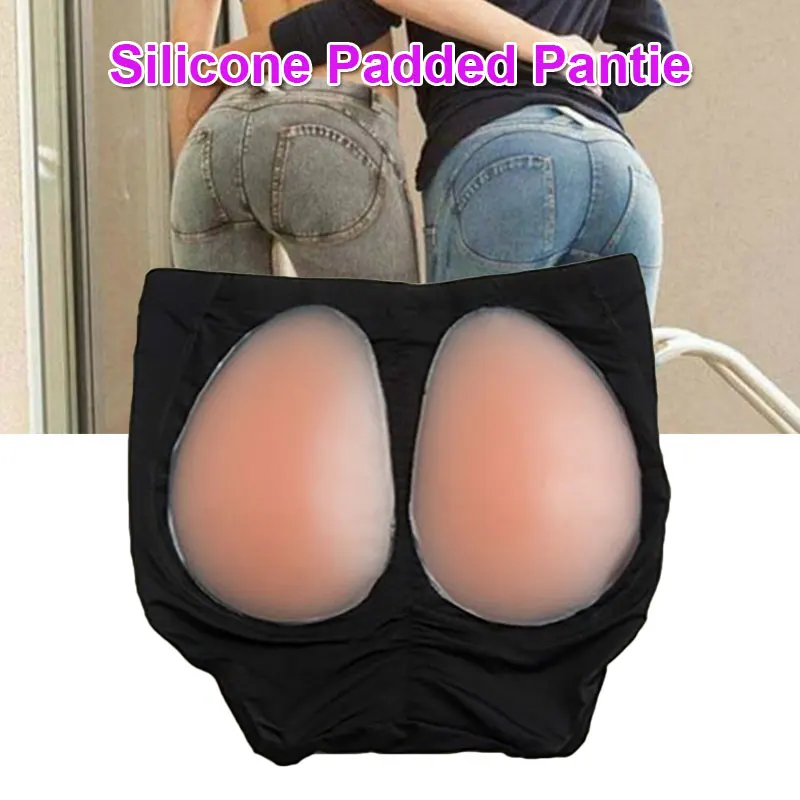 

Buttocks Shaper Panty Fashion Silicone Underwear Fake Buttocks Padded Sexy Shapewear Silicone Pad Panty Seamless Women Hip Up
