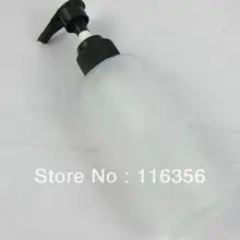 100 МЛ матовое стекло бутылка с черным пресс насоса, бутылка лосьона