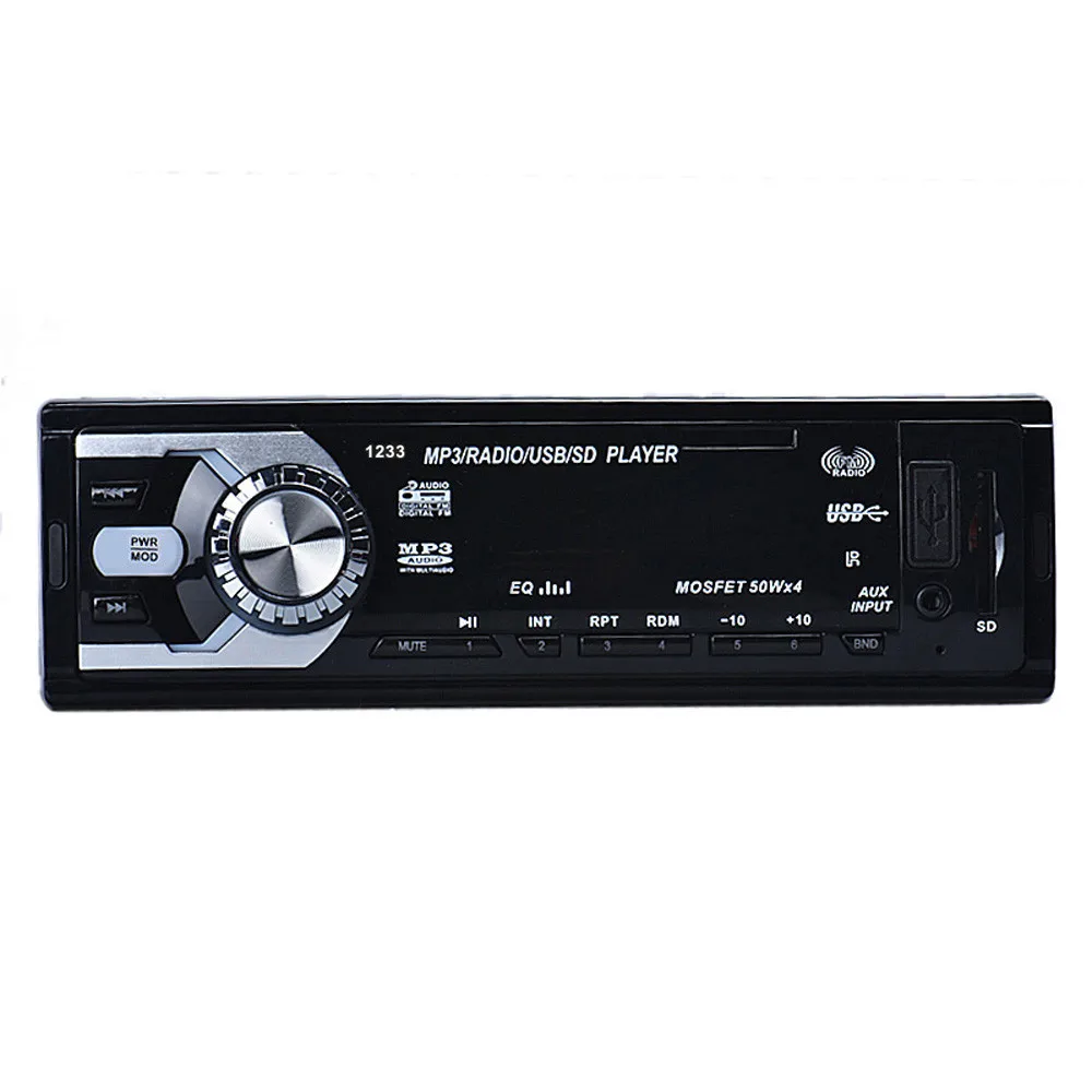 Новое поступление автомобильный аудио стерео в тире FM с MP3-плеером USB SD вход AUX приемник