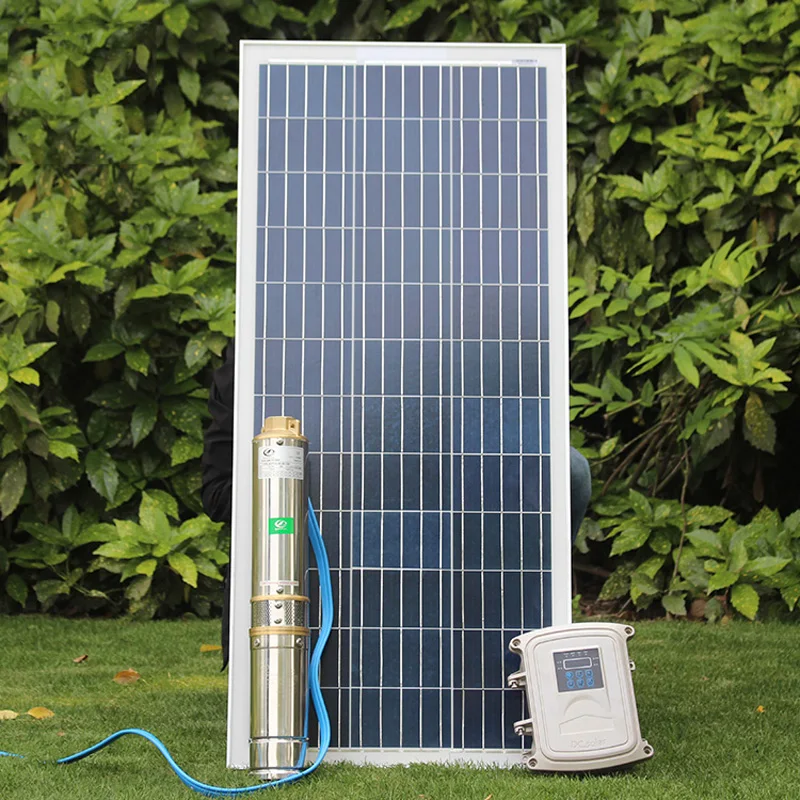 solar deep well pump123m Brushless high-speed solar deep water pump with permanent magnet synchronous motor solar water pump kit