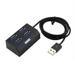 Usb-концентратор 1,1 мульти USB1.1 usb-хаб высокого Скорость 4-Порты и разъёмы хаб TF/SD кард-ридер для ПК и мобильных телефонов