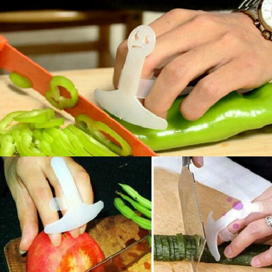 Пальцев пластик защитить ваш палец руки не больно с Детская Безопасность палец руки протектор гвардии Кухня кухонная утварь b086-1