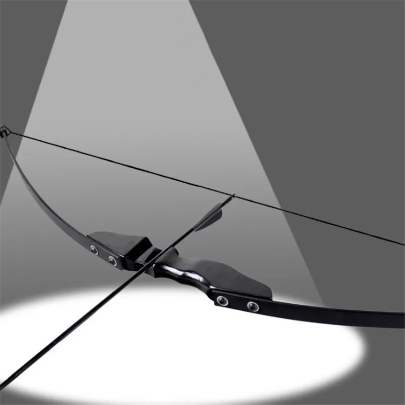 

40 lbs Archery Bow Powerful Recurve Bow for Right Hand Outdoor Hunting Shooting Traditional Long Bow With Target