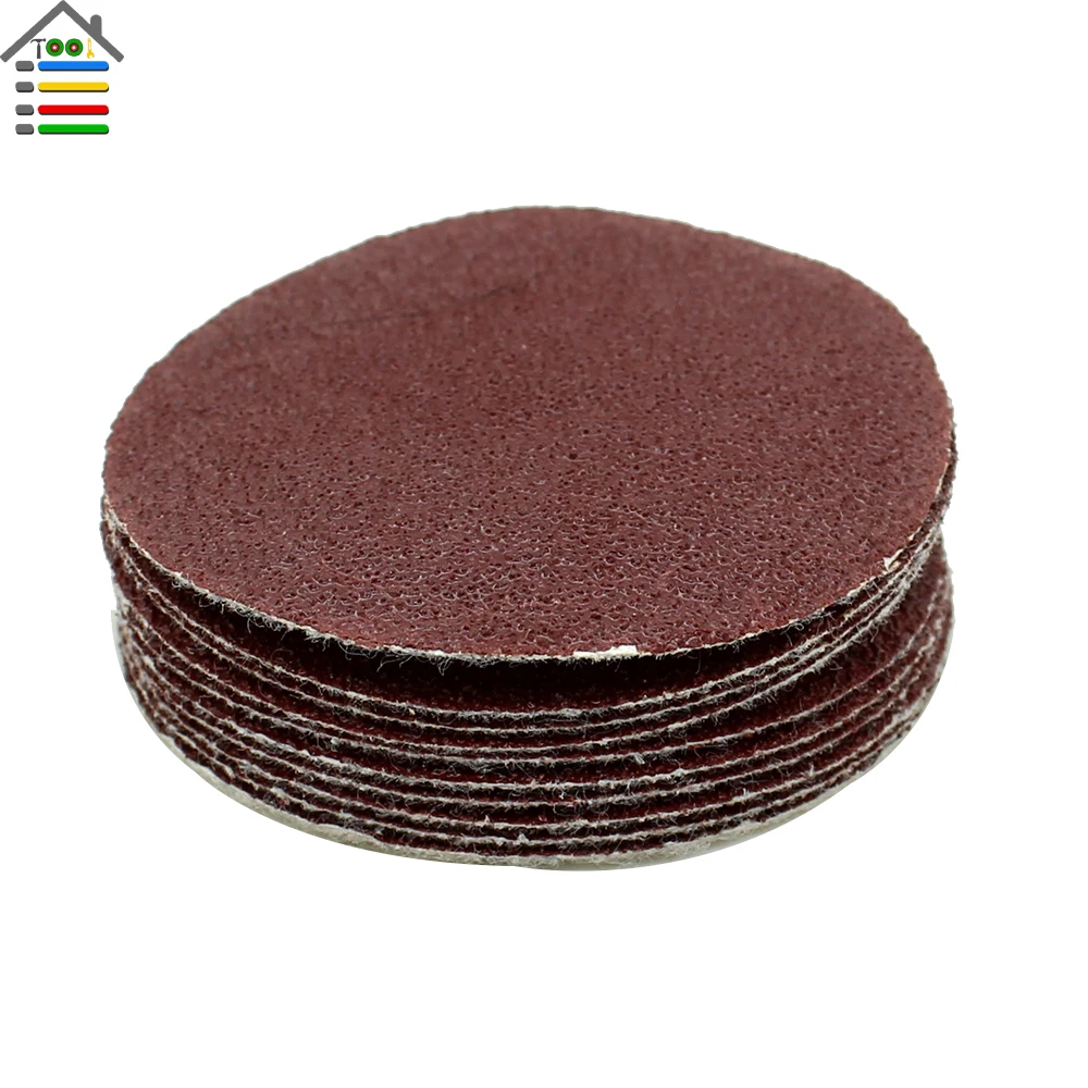New 10PC 50mm 60 600 Grit Sander Sanding Disc Sanding Sandpaper