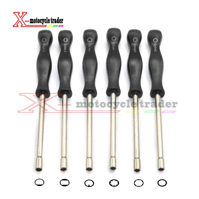 

6 Pcs Kit Carburetor Adjusting Tool Screwdriver for Common 2 Cycle Small Engine