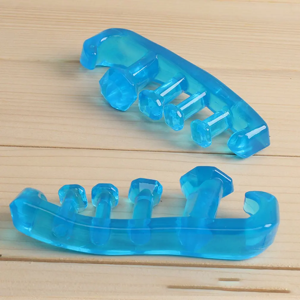 Thumb Eversion Corrector Toe Orthodonator Five Finger Separator Men s Nail Art Silicone Portable Durable 2