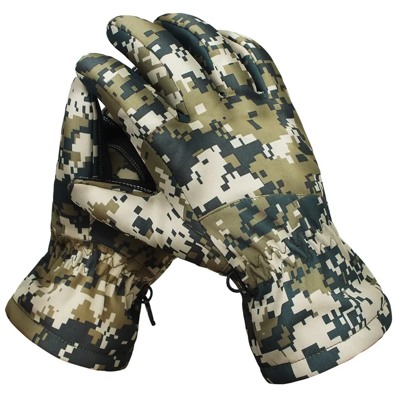 Winter Waterproof Tactical Gloves, Touch Screen Camouflage Genuine