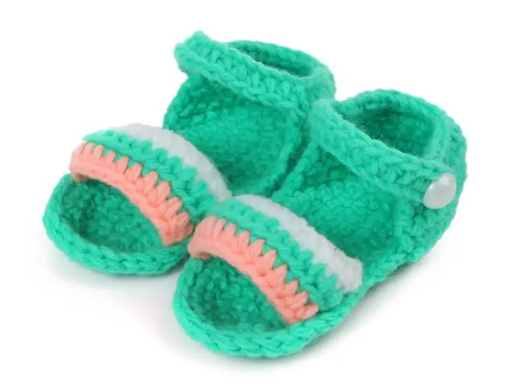 10 пар/лот, повседневная разноцветная вязаная обувь в полоску с мягкой подошвой для малышей, для маленьких мальчиков и девочек, обувь для детской кроватки 11 см - Цвет: green