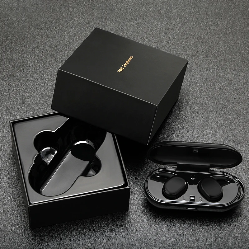 T2C TWS Wireless Mini Bluetooth Earphone For Xiaomi Huawei Mobile Stereo Earbud Sport Ear Phone With Mic Portable Charging Box |