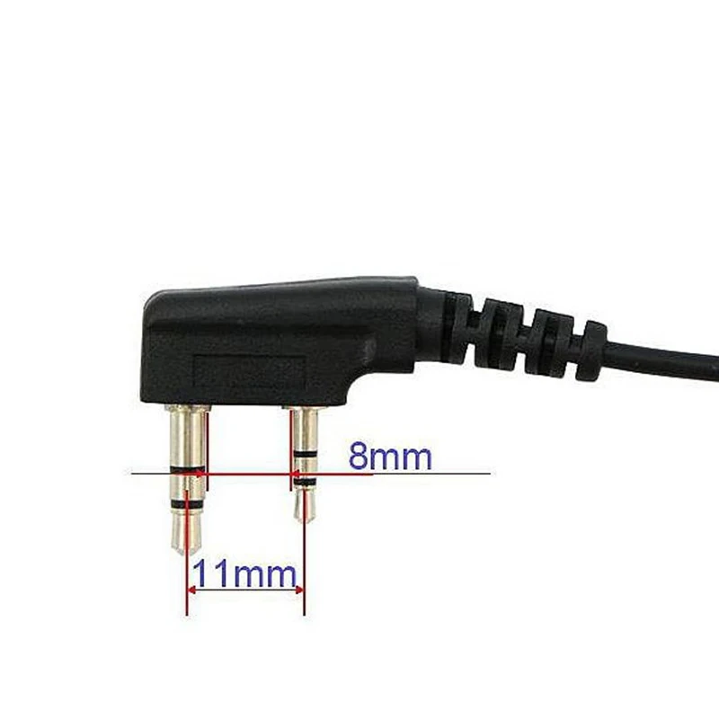 2 Pin PPT baofeng гарнитура горло микрофон для uv 5r baofeng UV-5R BF-888S Kenwood аксессуары Радио рация горло микрофон