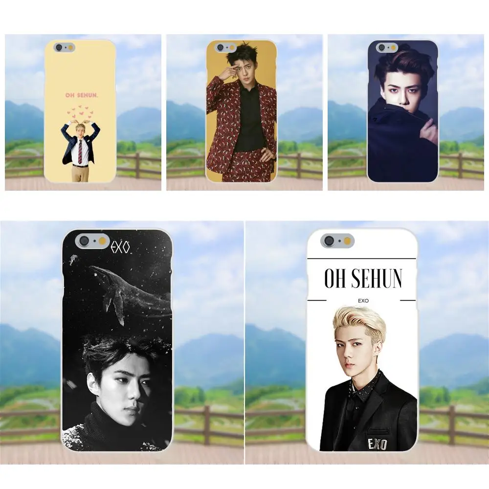 Мягкий Силиконовый ТПУ прозрачный чехол с принтом Exo Kpop Oh Sehun дизайн для Xiaomi Redmi Note 2 3 s 4 4A 4X5 5A 6 6A Pro