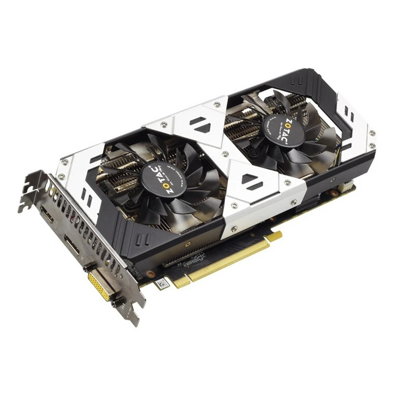 Оригинальный ZOTAC GTX 960 4 Гб GPU видео карта GeForce GTX960 4 Гб карта 128Bit PCI-E видеокарты для nVIDIA GM206 4GD5 HDMI