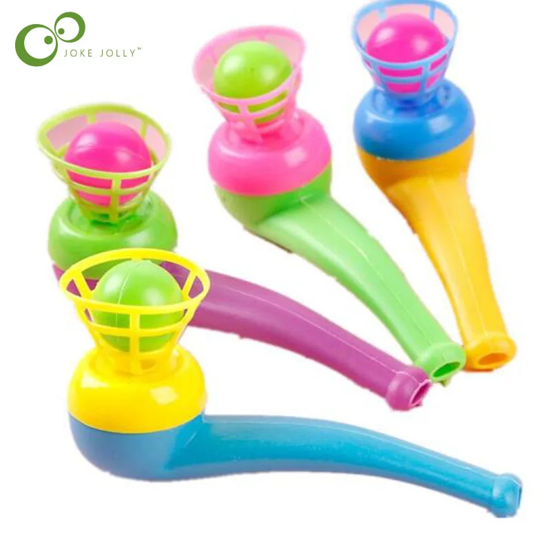 

2pc/lot Nostalgic children's toy pipe blowing ball hanging suspended ball Children's educational gift magic toys LYQ
